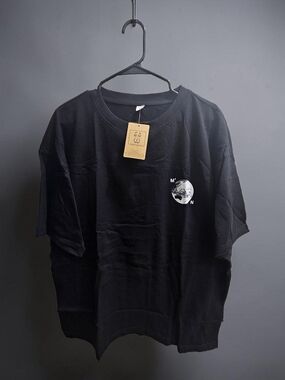 FA Black Short Sleeve Graphic Tee with Moon Emblem